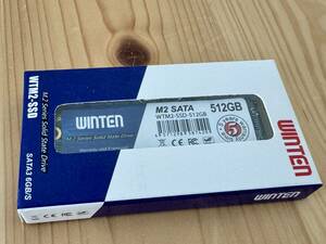 新品 winten WTM2-SSD-512GB（M.2 2280 SATA 512GB）