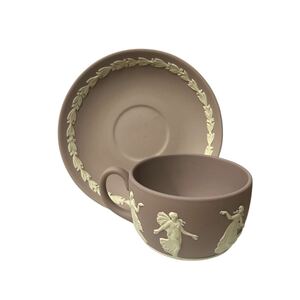 ②同梱OK★売り切り1円スタート★ウェッジウッド カップ&ソーサー 1客 WEDGWOOD ダンシングアワー ジャスパー パープル 陶器 インテリア 