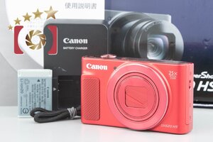 【中古】Canon キヤノン PowerShot SX620 HS レッド コンパクトデジタルカメラ 元箱付き