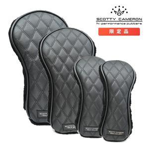 スコッティキャメロン レザー ダイヤモンド キルト ウッド ヘッドカバー 4点セット Scotty Cameron Limited Leather Diamond Quilted Woodc