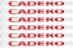 ★送料込価格★Cadero Grip 2x2 Pentagon AIR Solo Round White / Red x 6pcs★カデロ　グリップ★6本セット★