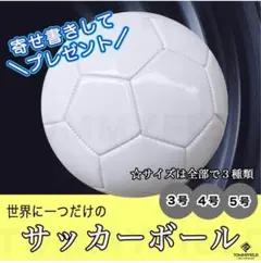 サッカーボール 4号 寄せ書き 贈り物 プレゼント 色紙 サインボール