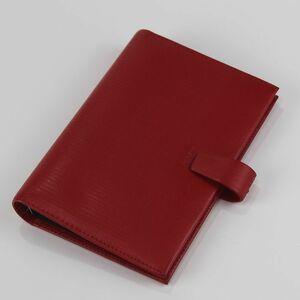 ★ファイロファックス Filofax BOND ボンド バイブルサイズ システム手帳 6穴バインダー リサイクルレザー レッド 未使用保管品