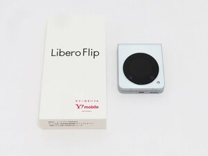 ◇美品【Y!mobile/ZTE】Libero Flip 128GB SIMフリー A304ZT スマートフォン ホワイト