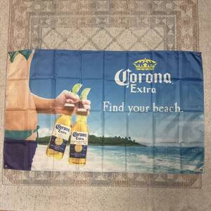 訳あり コロナエキストラ 特大フラッグ 102 フラッグ ポスター 旗 バナー アメリカン雑貨 Corona Extra ガレージフラッグ インテリア雑貨