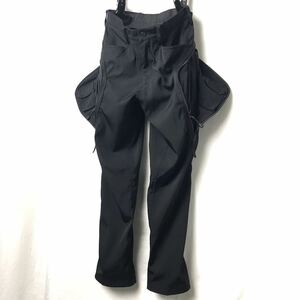 90s00s ビンテージ ISSEY MIYAKE MEN イッセイミヤケメン バラシュートパンツ ナイロン コットン 黒 1