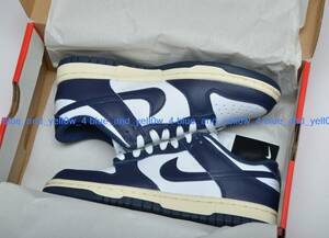 ■新品 国内正規品 22cm Nike WMNS W Dunk Low Vintage Navy DD1503-115 US5 qs sb