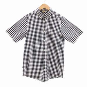 カーハート carhartt S/S Neat Shirt 半袖シャツ ボタンダウン BD ギンガムチェック S 白 ホワイト 紺 ネイビー /UO ■GY01 メンズ