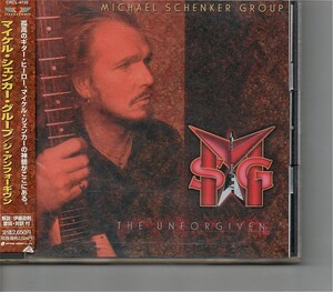 ks*マイケル・シェンカー/Michael Schenker Group「The Unforgiven」/国内盤帯付き/Night Ranger,Blue Murder,Artension関連作