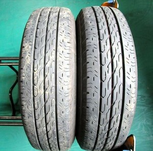 送料無料　195/80R15　BS　R680　2019年製　2本セット　7.5mmぐらい