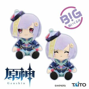 ZZ 全2種セット【七七】タイトー＆ナムコ＆ラウンドワン限定 原神 BIGぬいぐるみ タグ付き TS