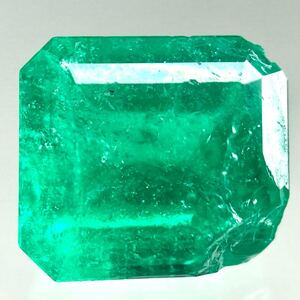 コロンビア!!1.5ctUP!!ソ付き!!◆天然エメラルド1.513ct◆d 約6.8×6.0mm ルース 裸石 宝石 jewerly emerald DA0/DE0 テEF0 w4ま2