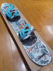 新品未使用 BURTON キッズスノーボードとバインディングの２点セット 2024 AFTERSCHOOL 90cm