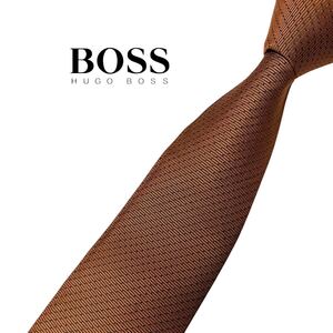 HUGO BOSS ネクタイ やや細身 レジメンタル柄 ストライプ柄 ヒューゴボス USED 中古 m1825