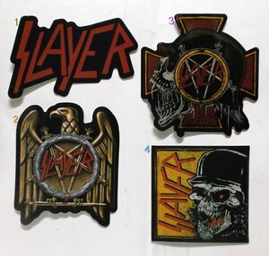 ★スレイヤー ステッカー 4pcs SLAYER 正規品 スラッシュ メタル ロック Tシャツ 関連