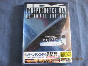 新品DVD　インデペンデンスデイ　アルティメットエディション　2枚組　特製ブックレット付