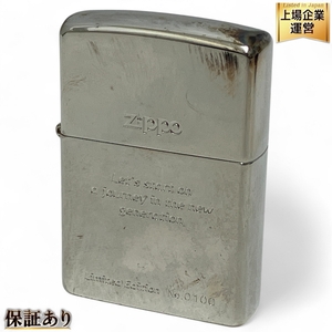 ZIPPO 2001 TIME CAPSULE No.100 タイムカプセル ジッポ オイルライター コレクター 希少 中古 Z9571331