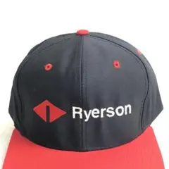 【US買付品】キャップ　トラッカーキャップ　刺繡　Ryerson　レッド　赤　黒