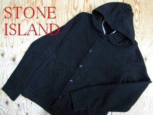 ★ストーンアイランド STONE ISLAND★メンズ レイヤード風ライナー付き フーディスウェットジャケット★R60609066A