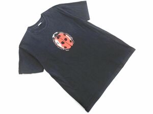 ネコポスOK Supreme シュプリーム 18SS てんとう虫 プリント Tシャツ sizeL/黒 ■◆ ☆ eeb3 メンズ