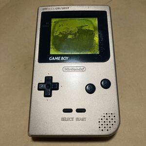 送料無料 GB ゲームボーイライト 本体 ゴールド ジャンク GAMEBOY LIGHT ゲームボーイ ライト GOLD Nintendo GAME BOY MGB-101