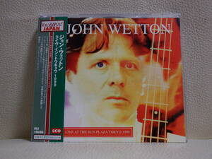 [CD] ジョン・ウェットン(JOHN WETTON) LIVE IN TOKYO 1999 (2枚組 解説付き)