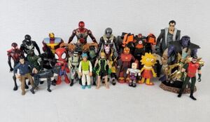 Lot of 24 Action Figures Mixed Toys Spider-Man Transformers and More 海外 即決