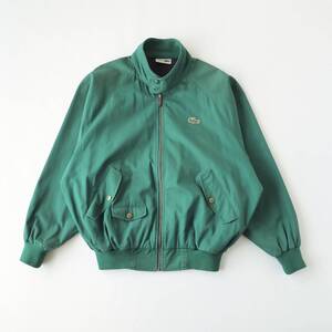 ラコステ　Lacoste　正規品　ハリントンジャケット　スイングトップ　グリーン　メンズ　美品