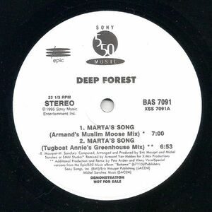 米2discs 12 Deep Forest Martas Song 7017S1,BAS7091,BAS7092 550 Music, 550 Music, 550 Music, Epic, Epic, Epic /00500