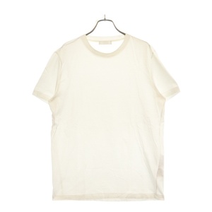 PRADA プラダ 22SS JERSEY TEE コットンジャージークルーネック半袖Tシャツ ホワイト DNA829 S221 11CD