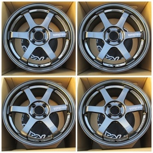 【在庫有り】VORK RACING TE37 SONIC 16×7.0J +25 4H-100 MM 4本 ダイヤモンドダークガンメタ◆RAYS レイズ ボルクレーシング 