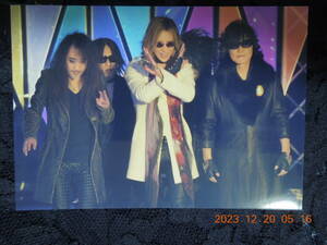 X JAPAN ブロマイド ⑤ / YOSHIKI Toshl PATA HEATH SUGIZO / TOSHI 龍玄とし / 生写真