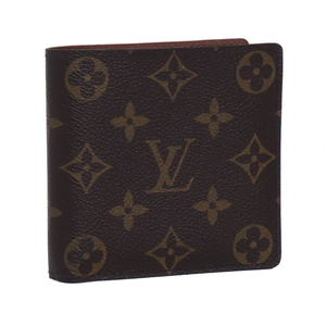 ルイヴィトン ポルトフォイユ・マルコ 二つ折り財布 M61675 モノグラム キャンバス ブラウン LOUIS VUITTON