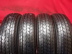 中古タイヤ 155R13 6PR 4本セット ヨコハマ ジョブ RY52 8.5分山 ヴィッツ パッソ ケイ ブーン