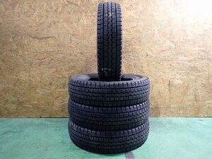 GM1249【送料無料155/80R14 88/86N】4本 ダンロップ ウィンターマックス SV01 中古スタッドレス プロボックス等 《即決》