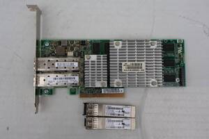 G4882 Y HP デュアルポート 10GbE サーバーアダプター (P/N:468330-002)/ 455885-001 10Gb SR SFP+ Transceiver Module 2個付き