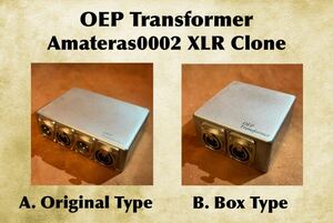 OEP製ライントランスXLR（ニーヴくん/Amateras 0002クローン）