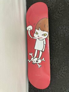 【模写】奈良美智 MoMA スケートボード Yoshitomo Nara Solid Fist Skateboard Deck Red レッド 本体のみ 中古 TN 1