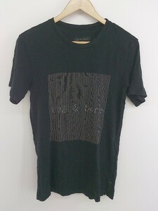 ◇ rag & bone ラグ＆ボーン 半袖 Tシャツ カットソー サイズXS ブラック レディース メンズ P