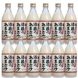 国盛 酒蔵のあまざけ (甘酒)ノンアルコール (甘酒)ノンアルコール 米麹 500ml×12本 中埜酒造 (愛知)