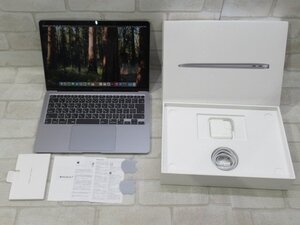 ▲09293 Ω 新TNPC4 0823m 保証有 Apple A2337 MacBook Air M1, 2020 / Apple M1 / 8GB / SSD:256GB 箱・AC付