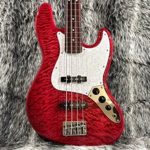 Fender 2024 Collection Made in Japan Hybrid II Jazz Bass Quilt Red Beryl Rosewood