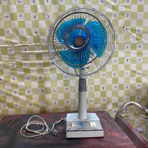 【G14】昭和レトロ NATIONAL ELECTRIC FAN ナショナル 扇風機 F-30QE【回転・首振り確認のみ】【160s】