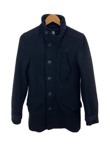 G-STAR RAW◆トレンチコート/XXS/ウール/BLK/d15474//