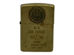 Zippo (ジッポー) 1994年製 沖縄 嘉手納基地 米合衆国 空軍 ゴールド系 オイルライター/006