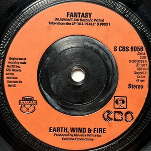 【試聴 7inch】Earth, Wind & Fire / Fantasy 7インチ 45 muro koco フリーソウル サバービア