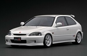 イグニッションモデル 1/18 Honda CIVIC (EK9) Type R White ホンダ シビック ホワイト