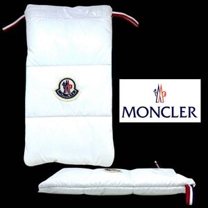 モンクレール MONCLER メガネ・サングラス用ソフトケース 大 白 メガネケース