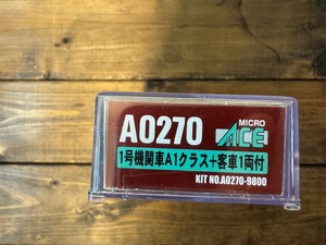 マイクロエース A0270 1号機関車A1クラス+客車1両付 + A0274 1号機関車用客車2両セット 未使用