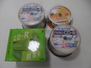 ☆音楽用CD-R 80分 1回録音 まとめて 170枚 未使用 TDK RITEK など